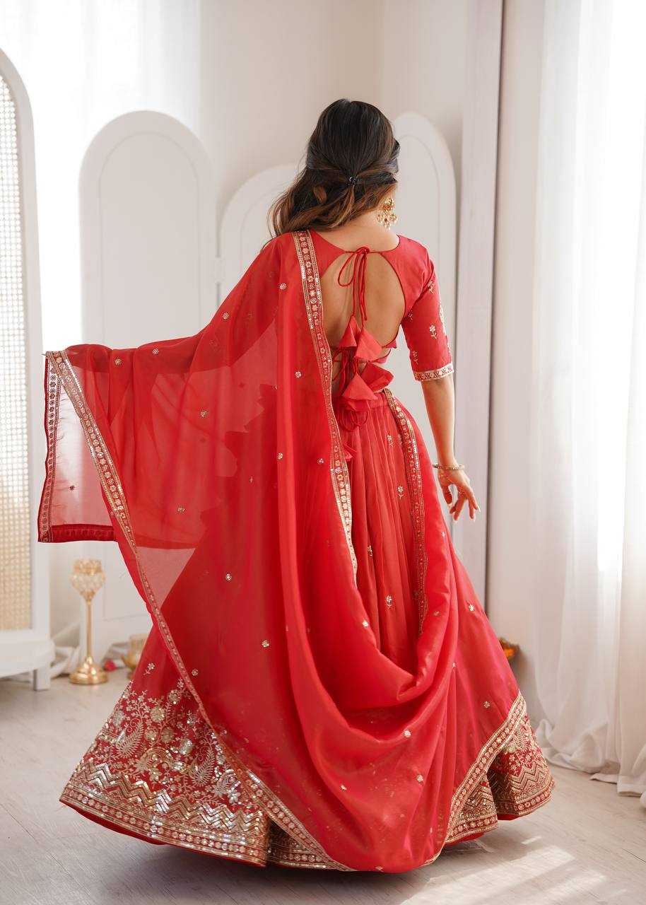 YNF Wholesale Shimmer silk Traditional Lehenga RIN133 70 | Surat Manufacturer