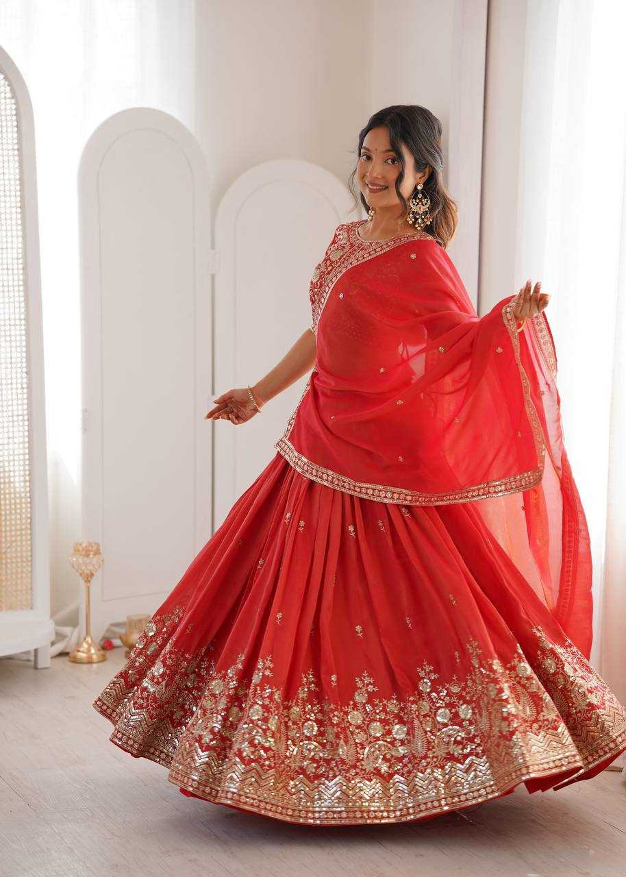 YNF Wholesale Shimmer silk Traditional Lehenga RIN133 70 | Surat Manufacturer