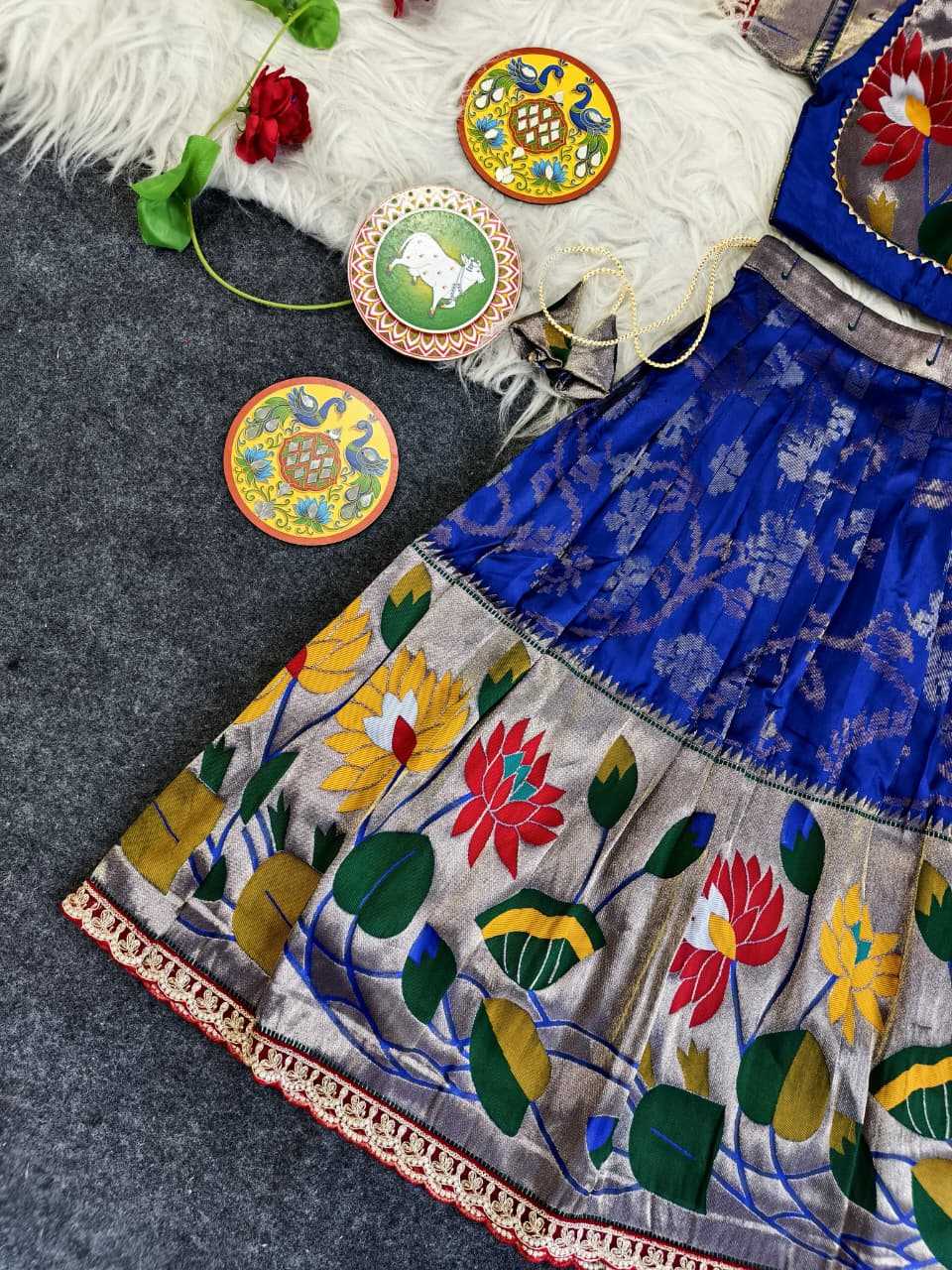YNF Wholesale Silk Kids Lehenga Choli KESH249 Geeta | Surat Manufacturer