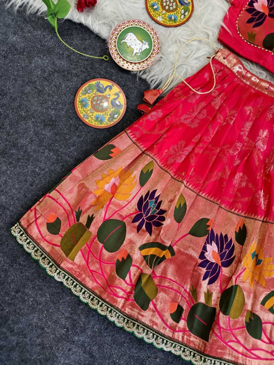 YNF Wholesale Silk Kids Lehenga Choli KESH249 Geeta | Surat Manufacturer