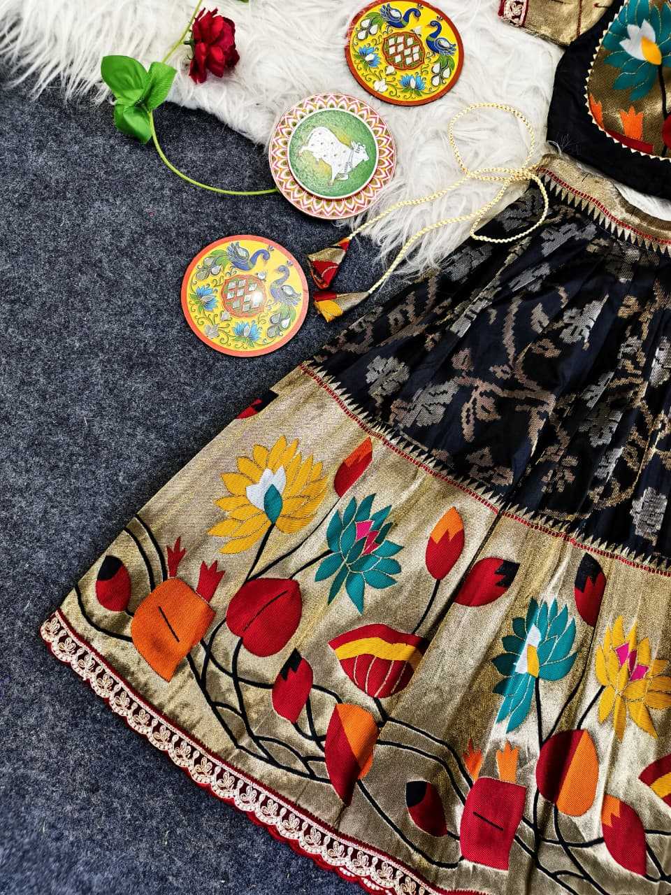 YNF Wholesale Silk Kids Lehenga Choli KESH249 Geeta | Surat Manufacturer