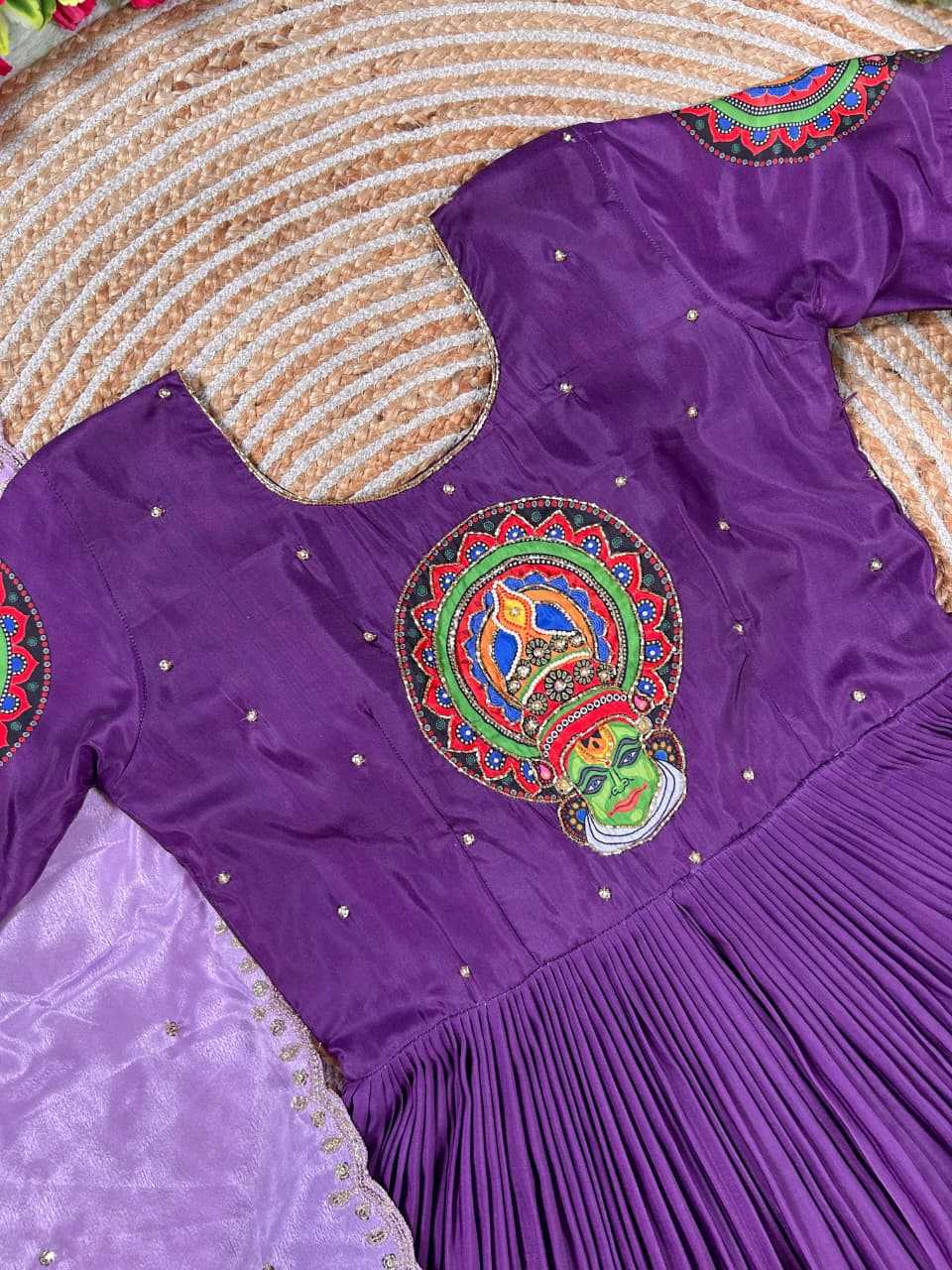 YNF Wholesale Silk Printed Gowns KESH505 Kathakali-2 | Surat Manufacturer