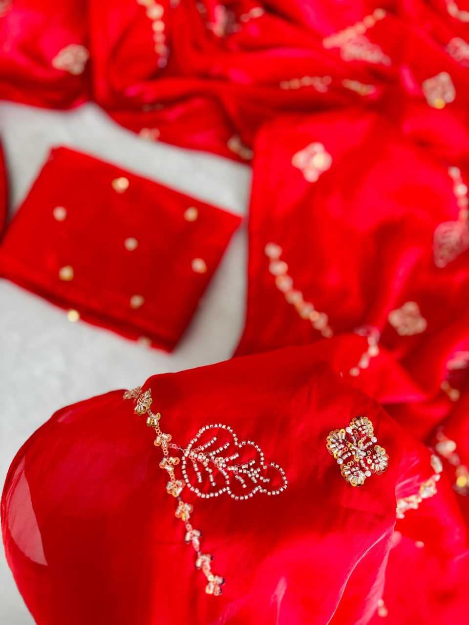 YNF Wholesale Silk Red Sarees KESH549 105 | Surat Manufacturer