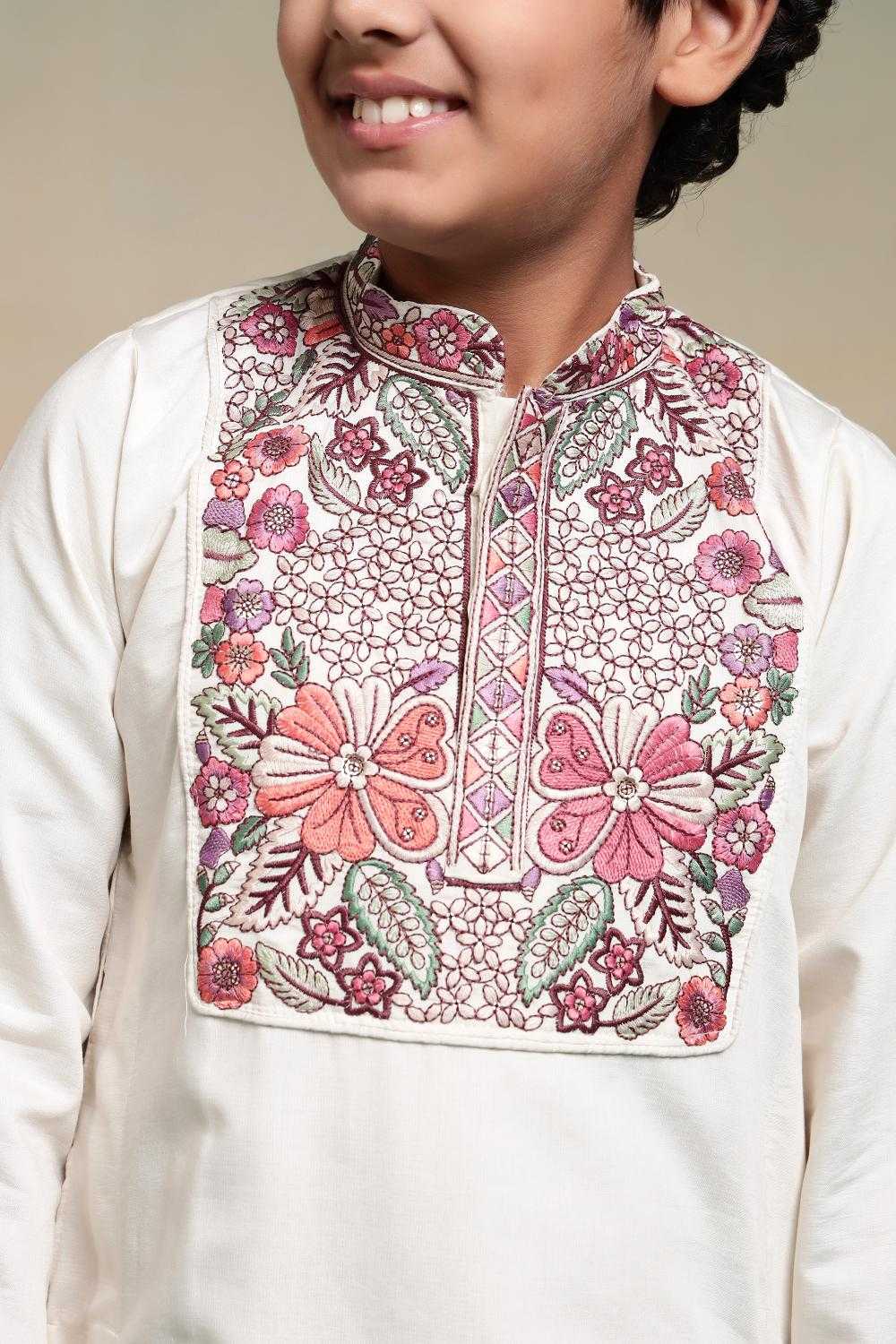 YNF Wholesale Silk Boys Kurta Pyjama RIN202 91101 SHAAHI JUNIOR | Surat Manufacturer