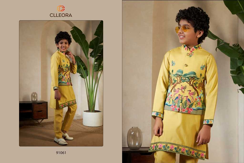 YNF Wholesale Silk Viscose Kids Traditional Outfits KESH481 CLLEORA ROYAL 91061 | Surat Manufacturer