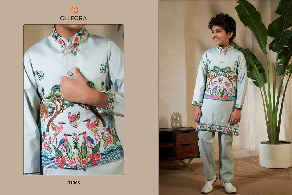 YNF Wholesale Silk Viscose Kids Traditional Outfits KESH481 CLLEORA ROYAL 91061 | Surat Manufacturer
