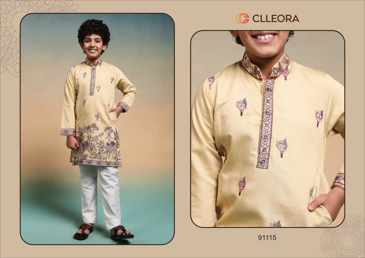 Ynf Silk Viscose  Kids Wear Wholesale Kids Ethnic Wear Kids Traditional Outfits Kids Kurta Pajama Manufacturer - YNF Online