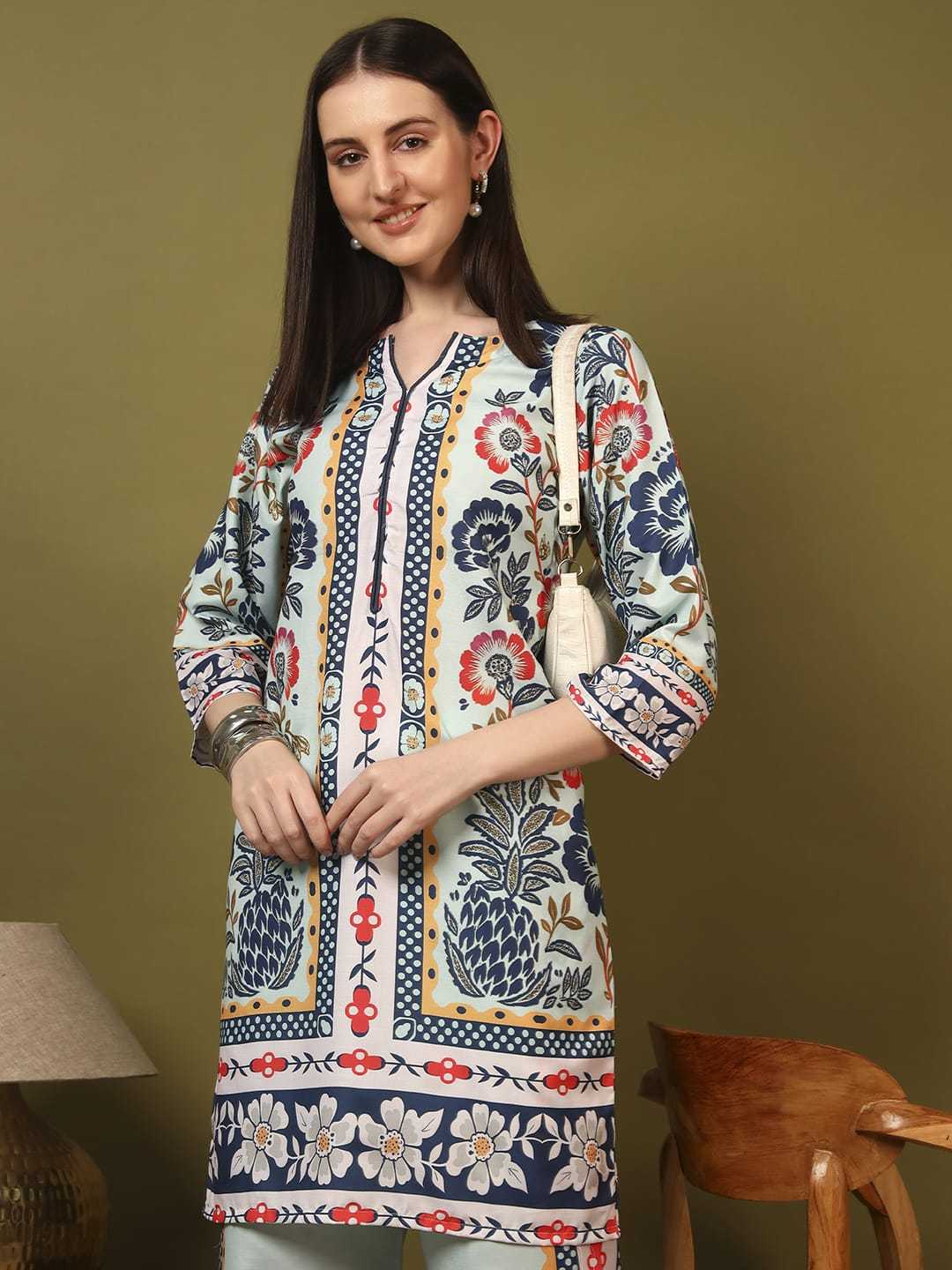 YNF Wholesale Slub Reyon Indo Western Dresses KESH536 BABITA | Surat Manufacturer