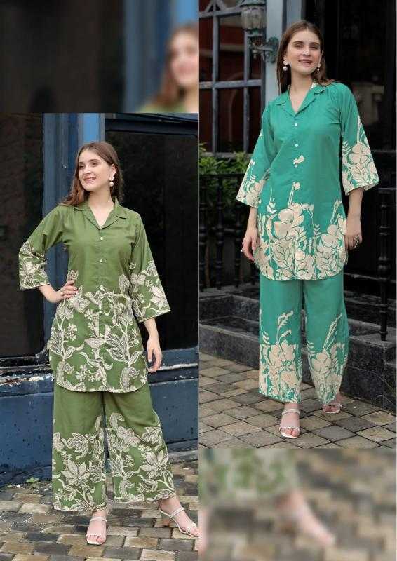YNF Wholesale Slub Reyon Co-ord Set KESH536 JACQULINE | Surat Manufacturer