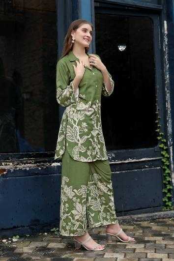 YNF Wholesale Slub Reyon Co-ord Set KESH536 JACQULINE | Surat Manufacturer
