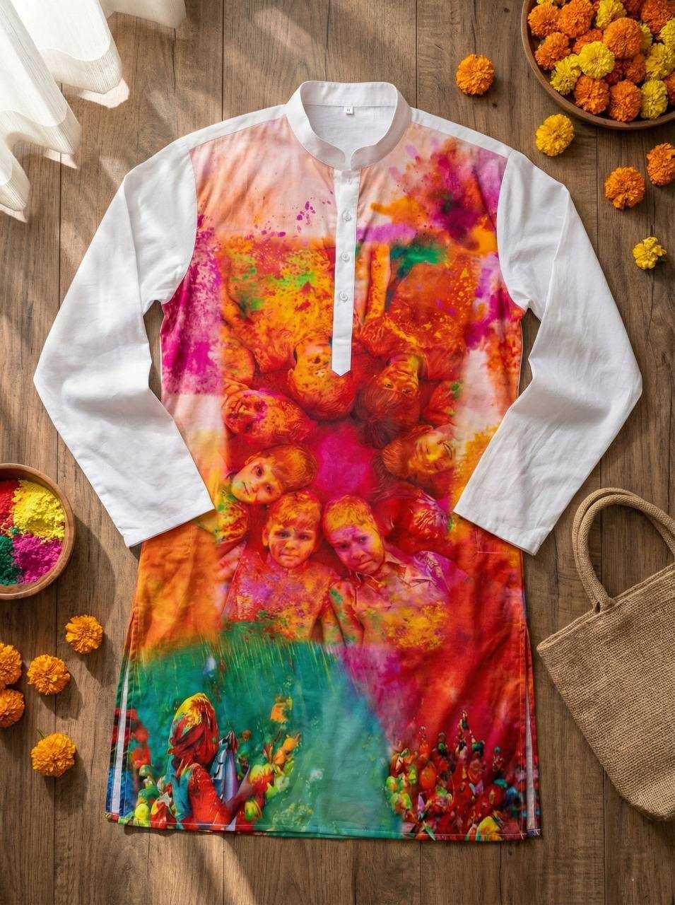 YNF Wholesale Slub Reyon Holi Collections RIN131 Holi | Surat Manufacturer