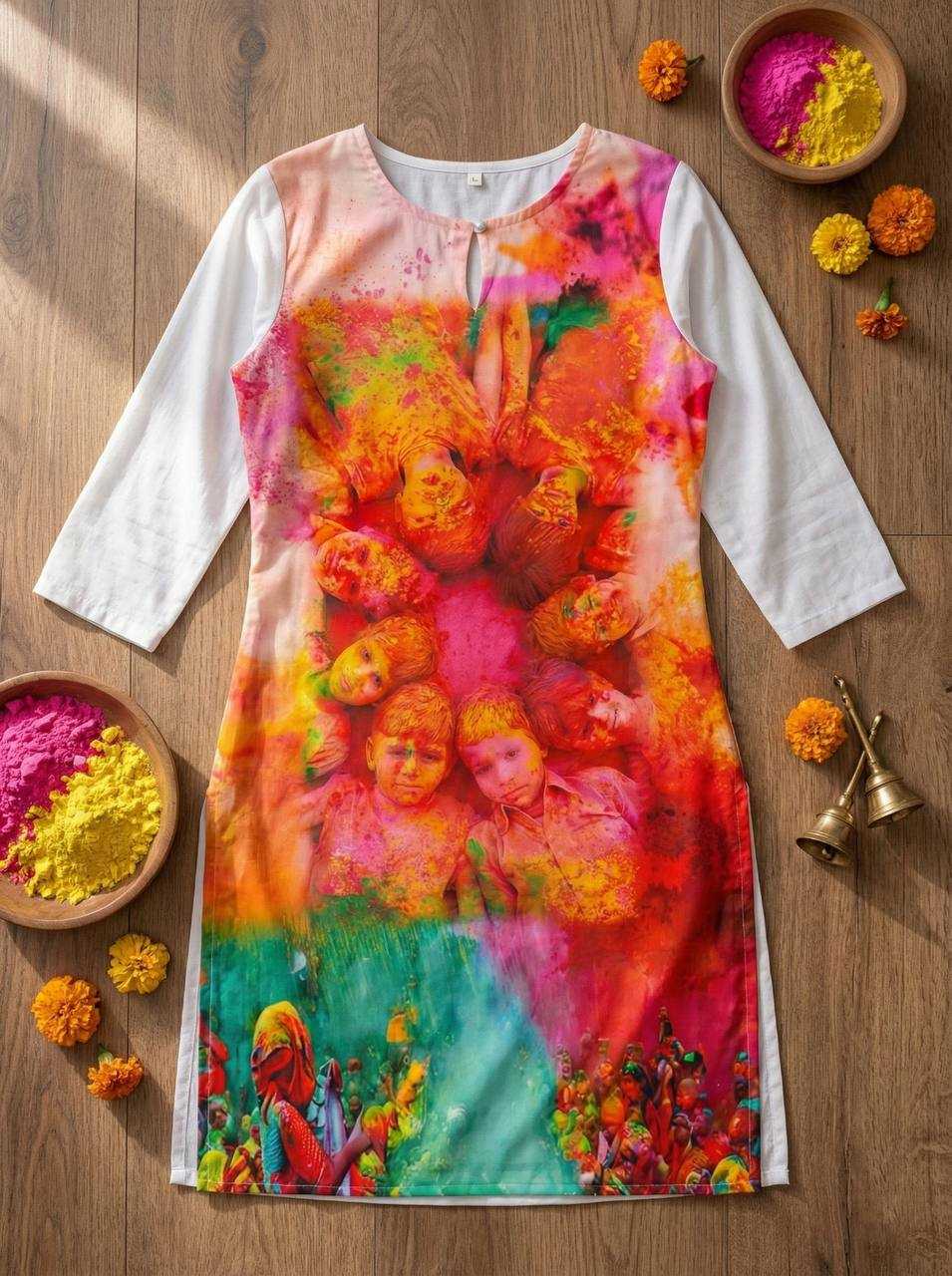 YNF Wholesale Slub Reyon Holi Collections RIN131 Holi | Surat Manufacturer