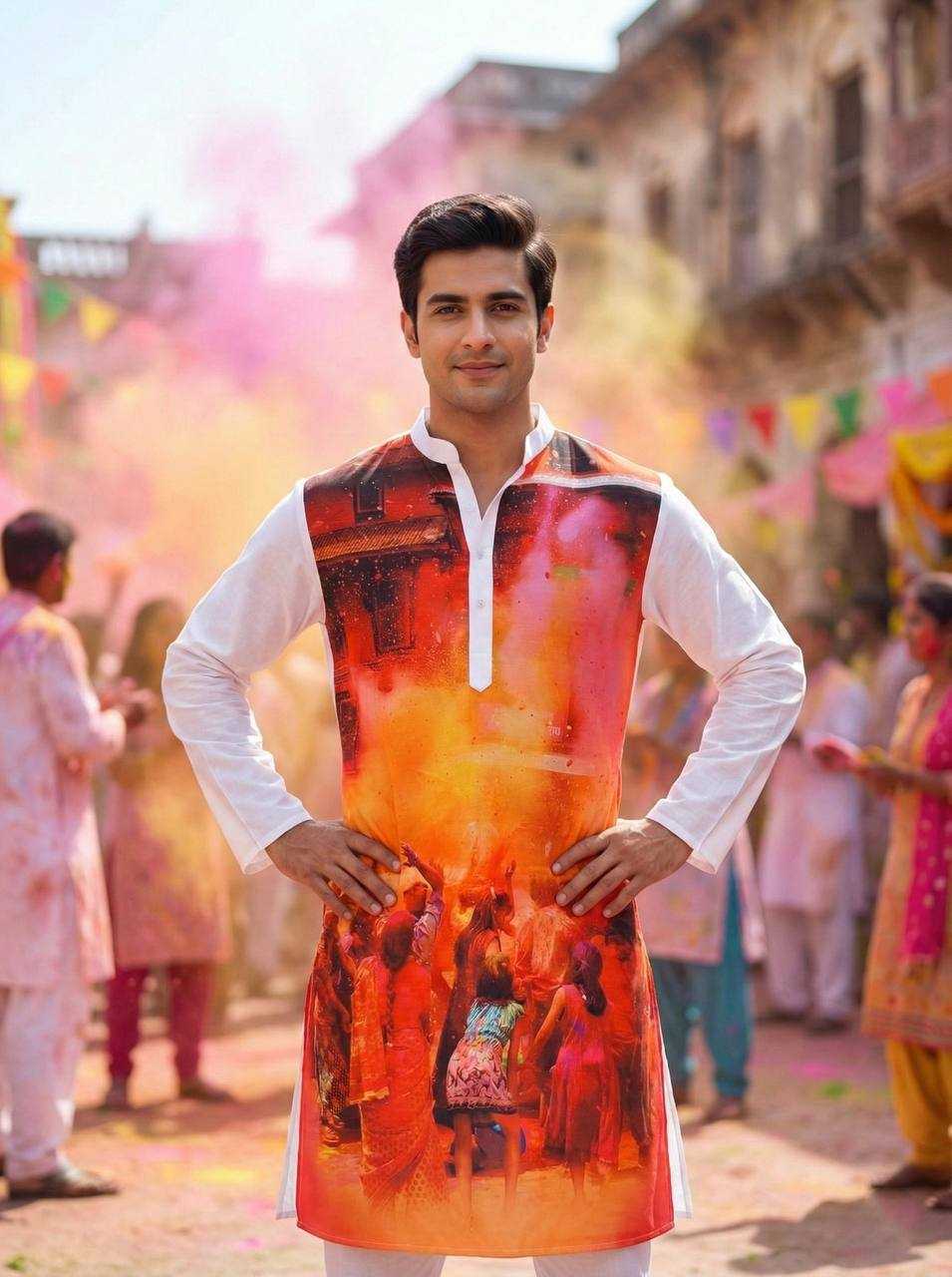YNF Wholesale Slub Reyon Holi Collections RIN131 Holi | Surat Manufacturer