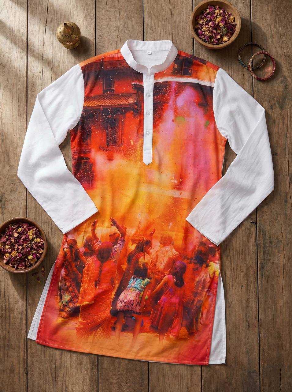 YNF Wholesale Slub Reyon Holi Collections RIN131 Holi | Surat Manufacturer