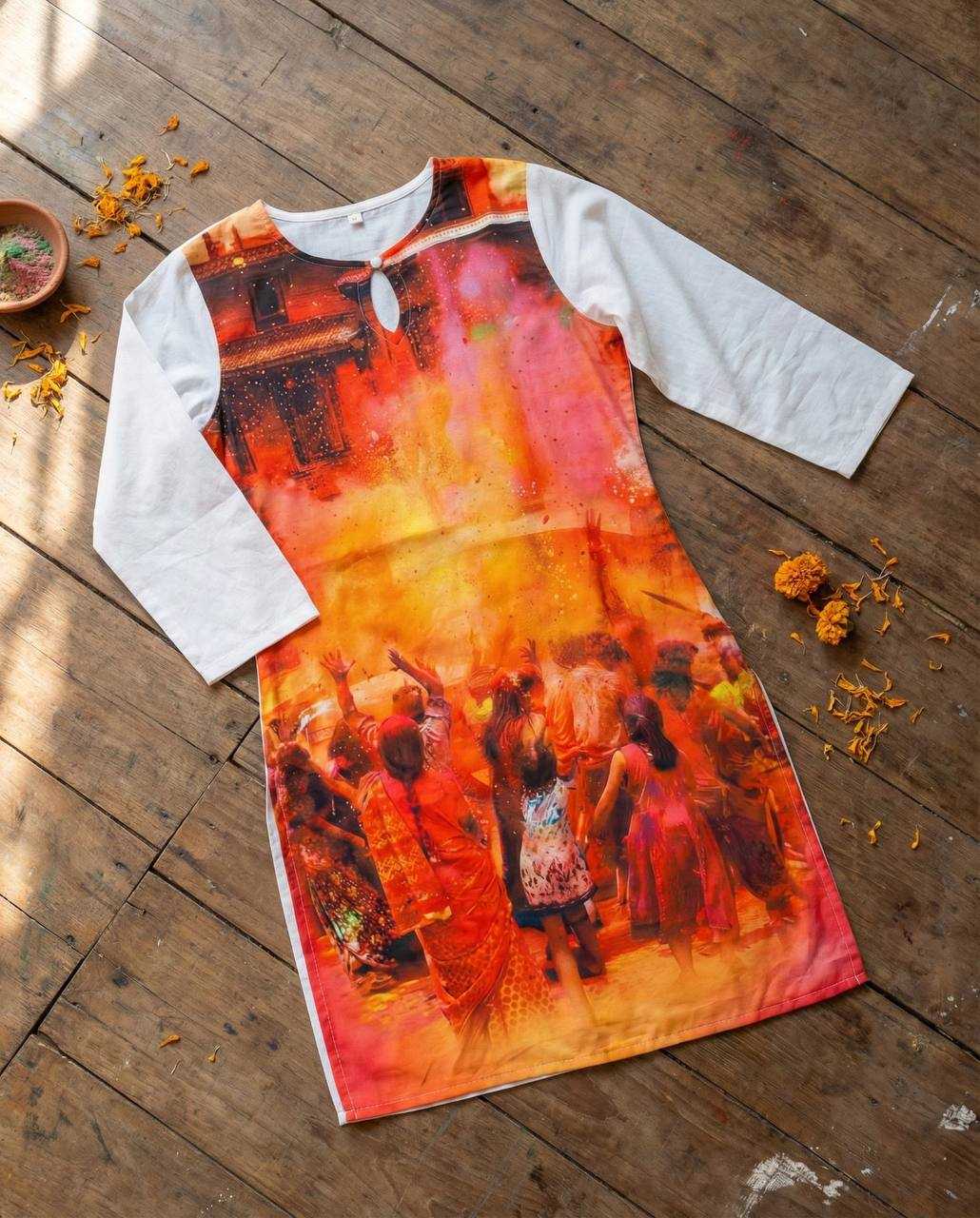 YNF Wholesale Slub Reyon Holi Collections RIN131 Holi | Surat Manufacturer