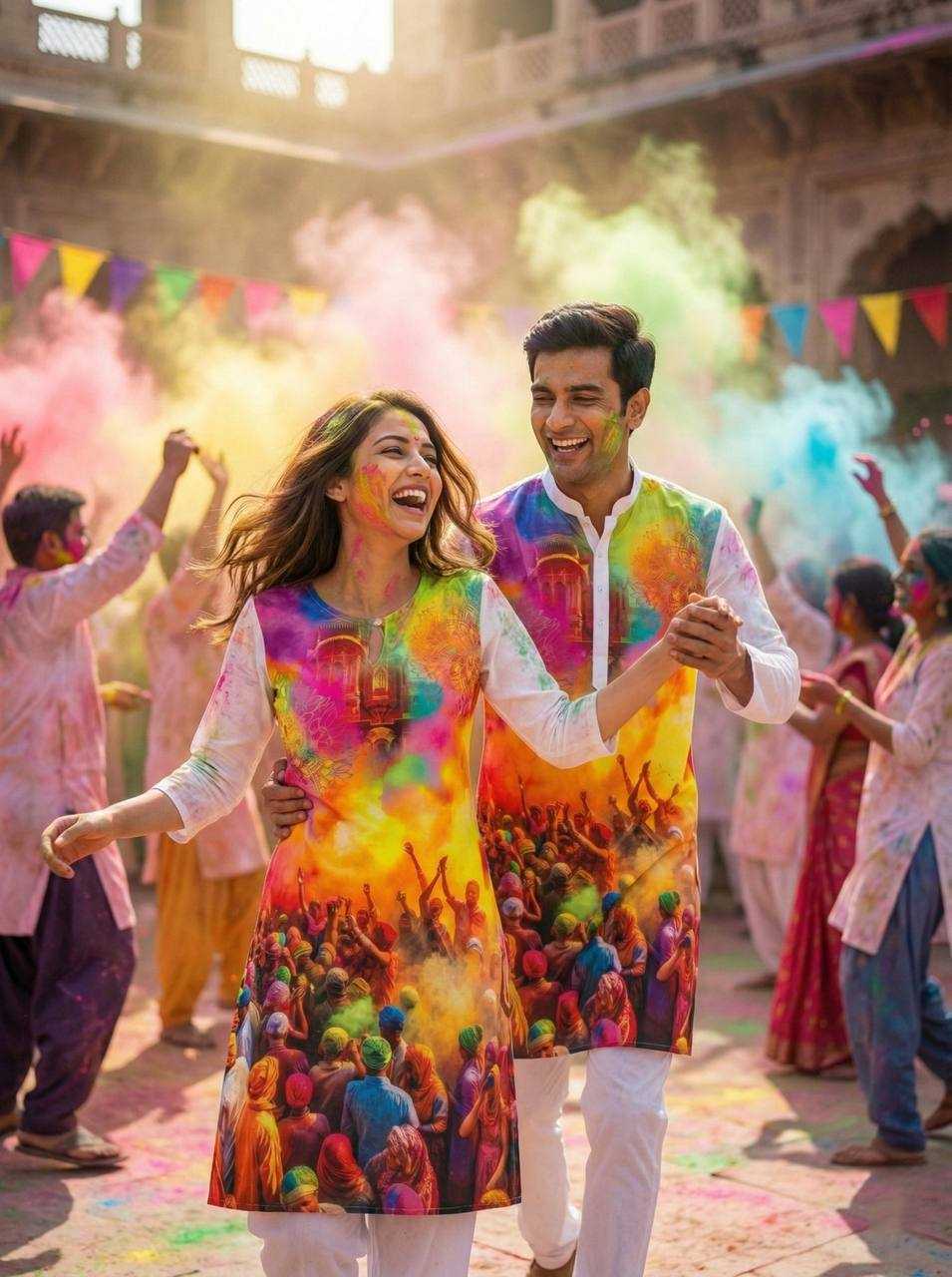 YNF Wholesale Slub Reyon Holi Collections RIN131 Holi | Surat Manufacturer