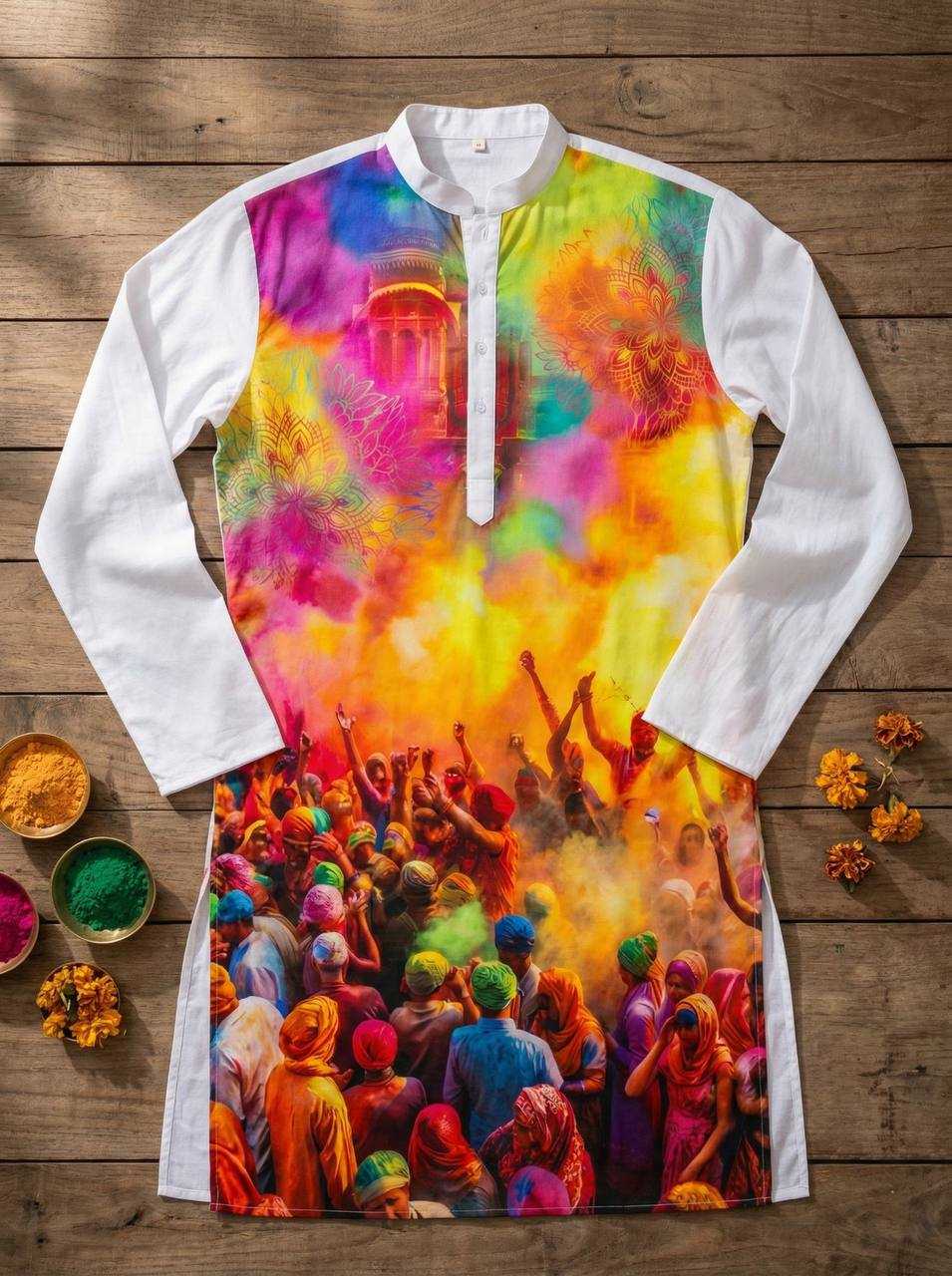 YNF Wholesale Slub Reyon Holi Collections RIN131 Holi | Surat Manufacturer
