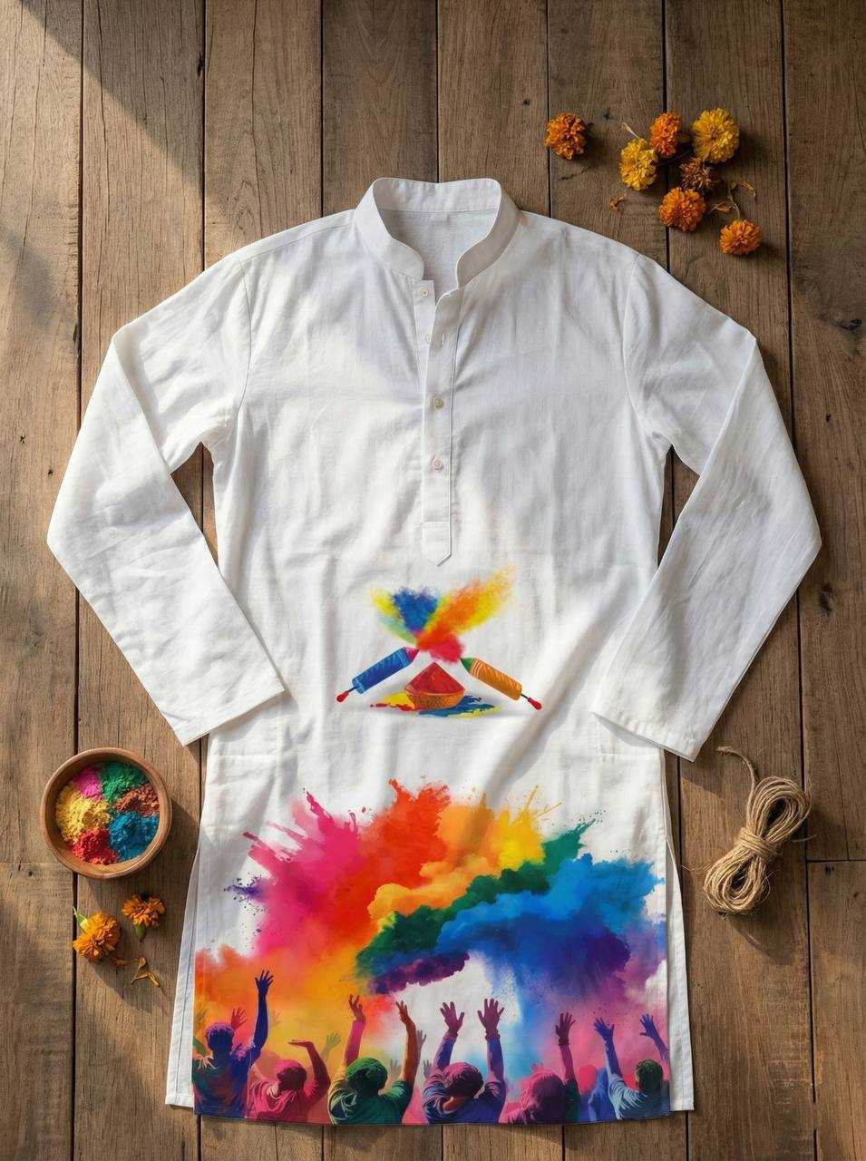 YNF Wholesale Slub Reyon Holi Collections RIN131 Holi | Surat Manufacturer