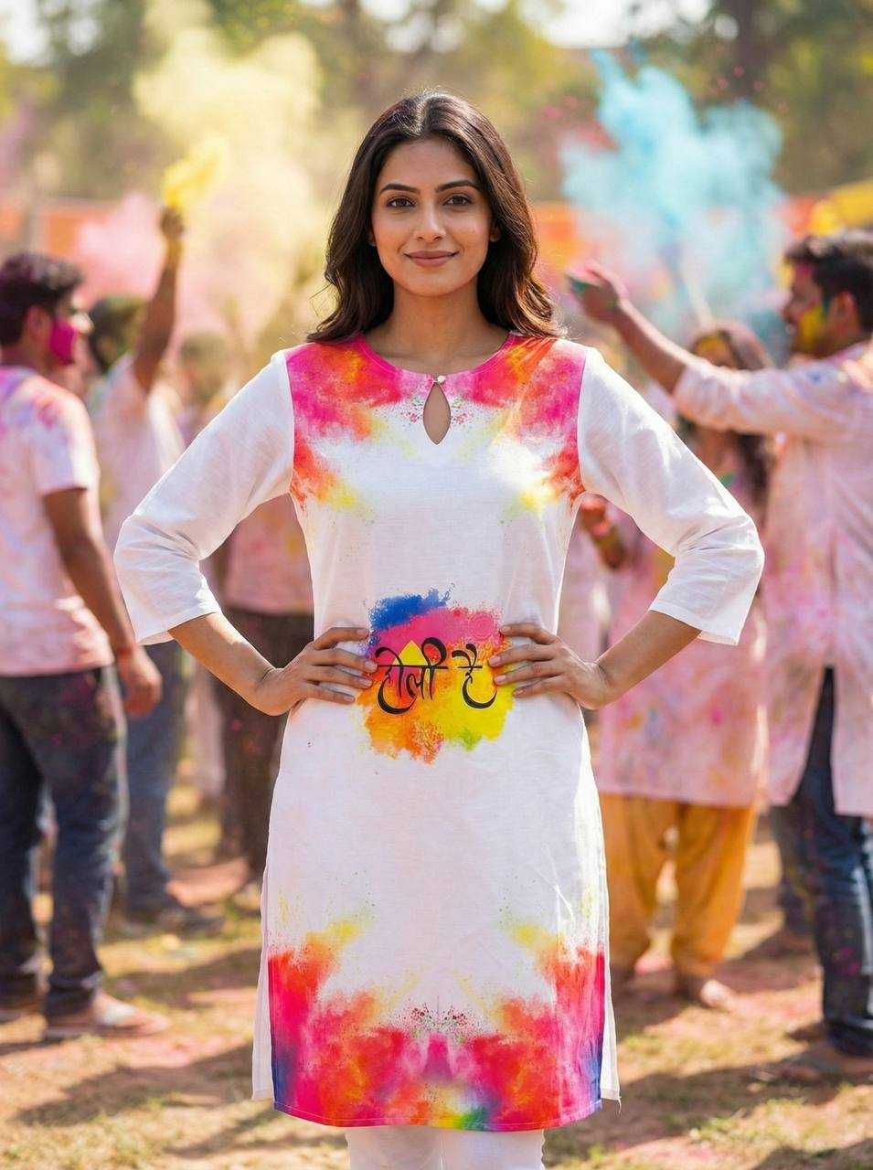 YNF Wholesale Slub Reyon Holi Collections RIN131 Holi | Surat Manufacturer