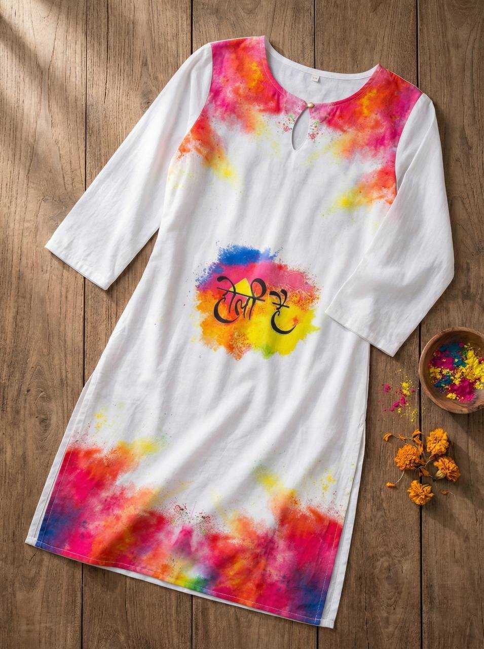 YNF Wholesale Slub Reyon Holi Collections RIN131 Holi | Surat Manufacturer