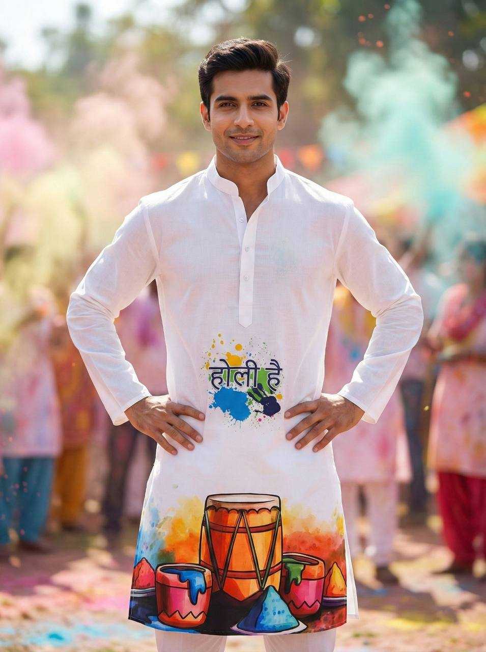 YNF Wholesale Slub Reyon Holi Collections RIN131 Holi | Surat Manufacturer