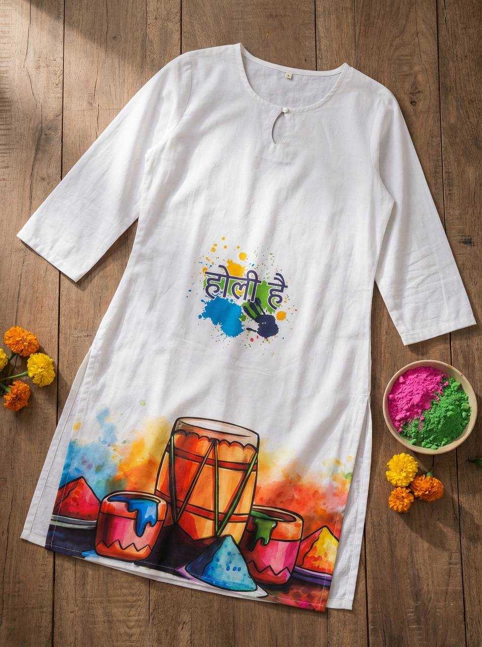 YNF Wholesale Slub Reyon Holi Collections RIN131 Holi | Surat Manufacturer