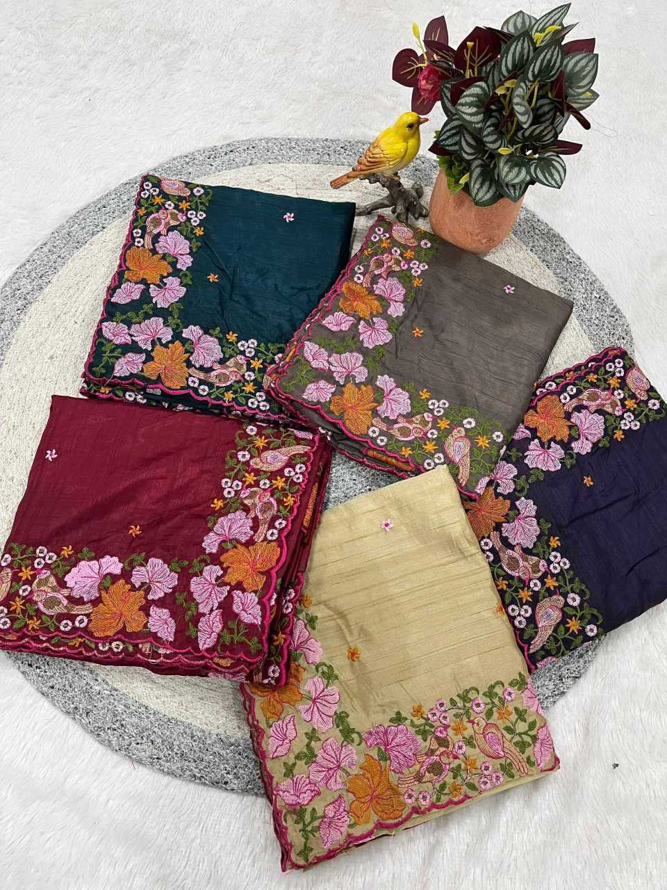 YNF Wholesale Slub Silk Embroidered Sarees KESH621 6072 | Surat Manufacturer