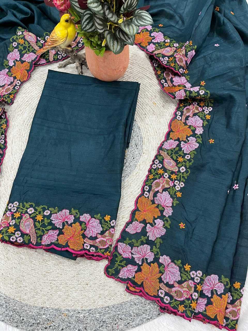 YNF Wholesale Slub Silk Embroidered Sarees KESH621 6072 | Surat Manufacturer
