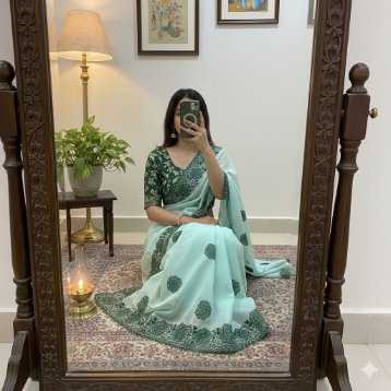 YNF Wholesale Soft Cotton Embroidered Sarees KESH549 MALI | Surat Manufacturer