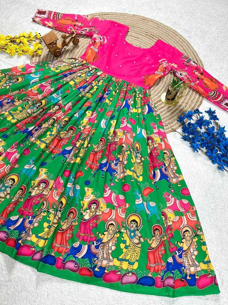 YNF Wholesale Soft Dola Printed Gowns KESH167 PRINCE | Surat Manufacturer