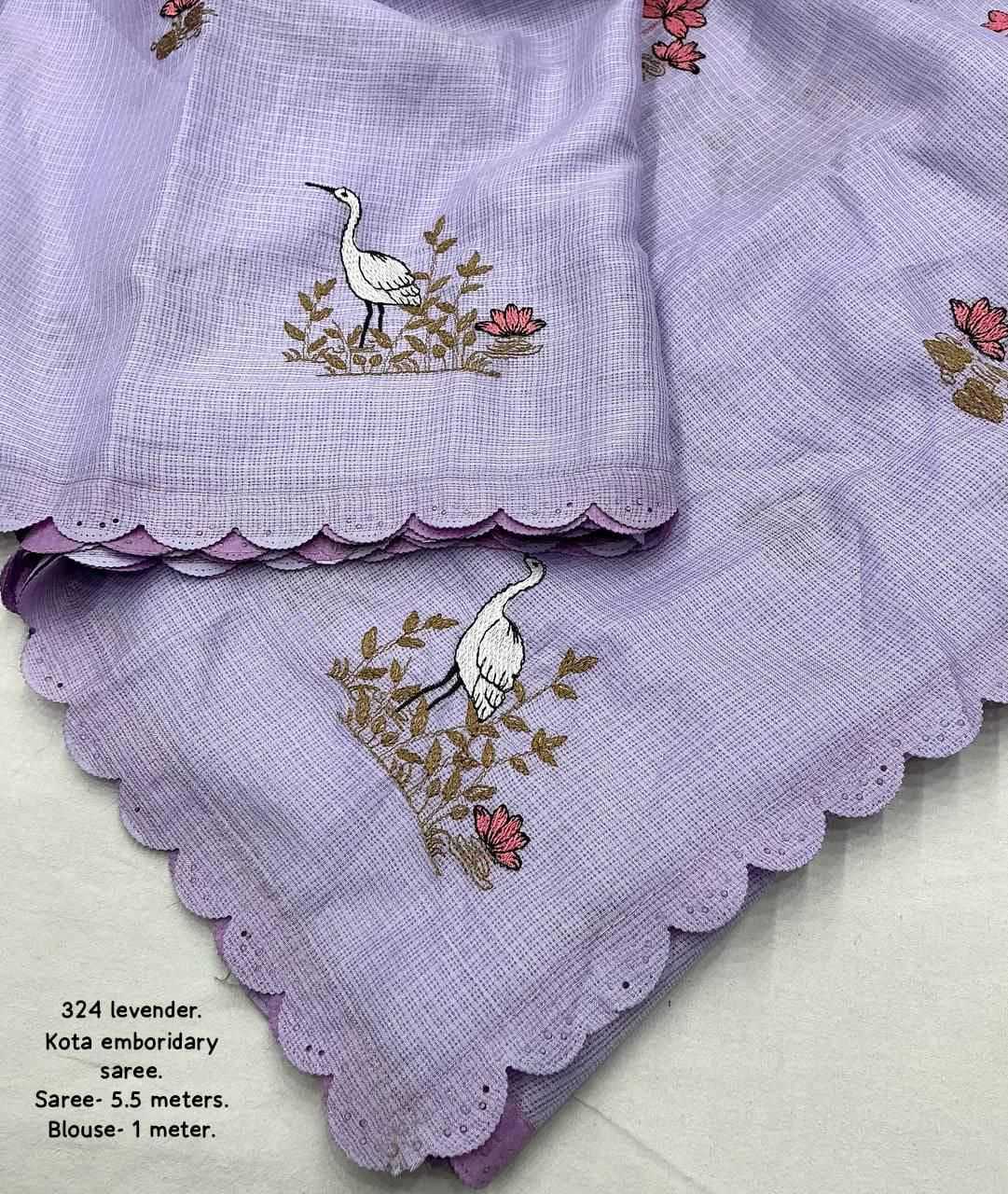 YNF Wholesale Soft Kota Fancy Sarees KESH433 324 | Surat Manufacturer