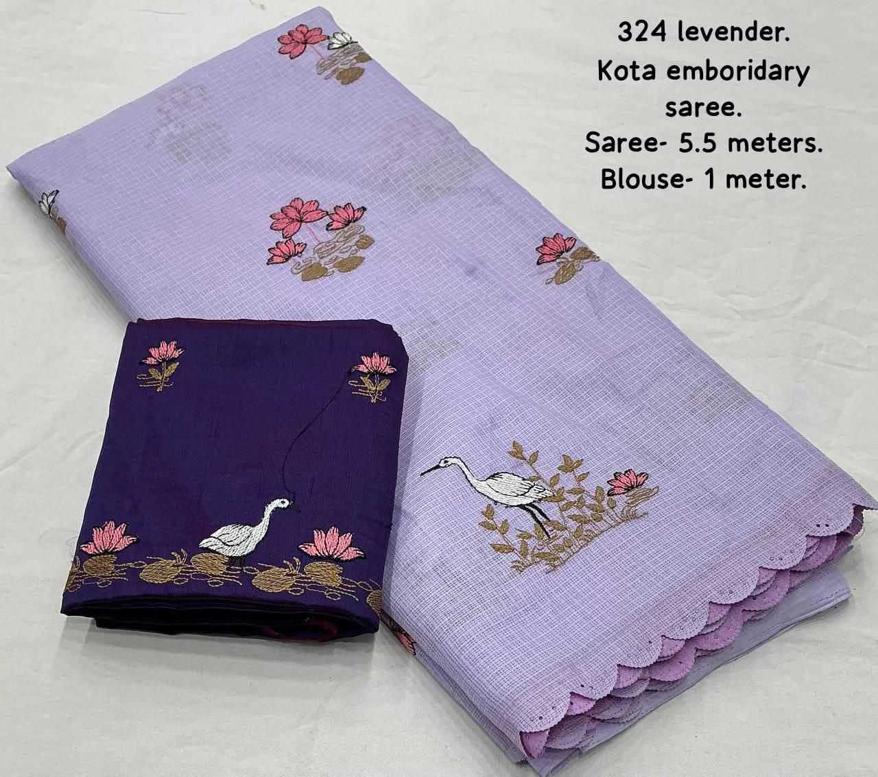 YNF Wholesale Soft Kota Fancy Sarees KESH433 324 | Surat Manufacturer