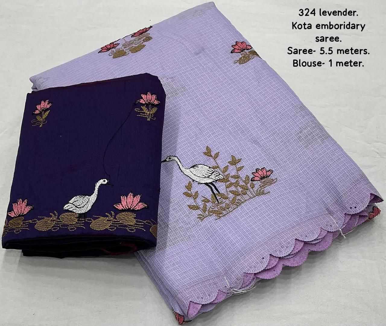 YNF Wholesale Soft Kota Fancy Sarees KESH433 324 | Surat Manufacturer
