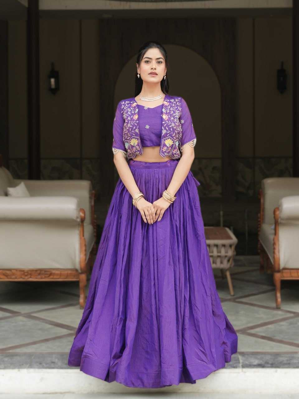 YNF Wholesale Soft Vichitra Vichitra Silk Wedding Lehenga RIN119 8228 | Surat Manufacturer