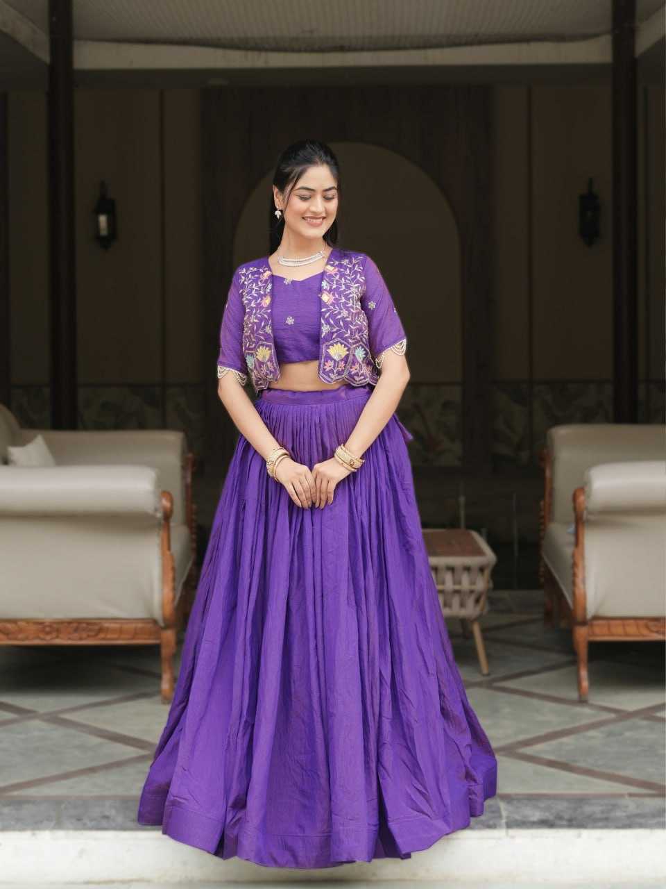 YNF Wholesale Soft Vichitra Vichitra Silk Wedding Lehenga RIN119 8228 | Surat Manufacturer
