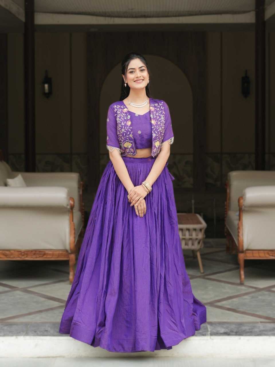 YNF Wholesale Soft Vichitra Vichitra Silk Wedding Lehenga RIN119 8228 | Surat Manufacturer