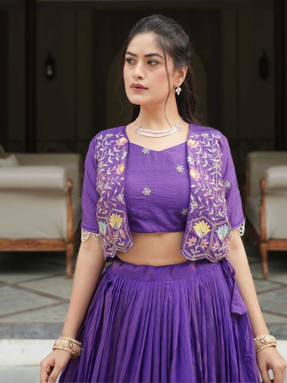 YNF Wholesale Soft Vichitra Vichitra Silk Wedding Lehenga RIN119 8228 | Surat Manufacturer