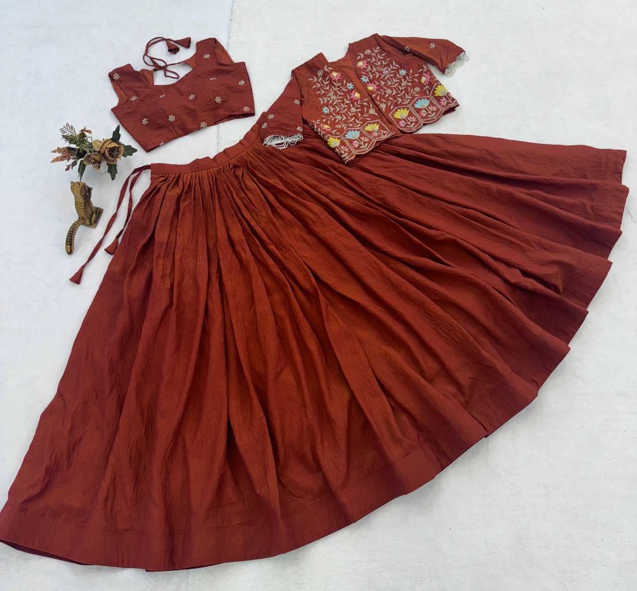 YNF Wholesale Soft Vichitra Vichitra Silk Wedding Lehenga RIN119 8228 | Surat Manufacturer