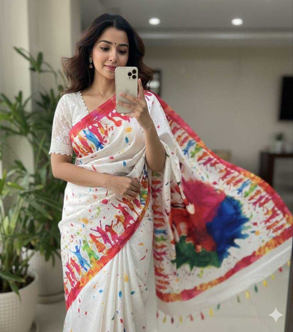 YNF Wholesale Tussar Silk Tussar Silk Sarees KESH716 HOLI | Surat Manufacturer