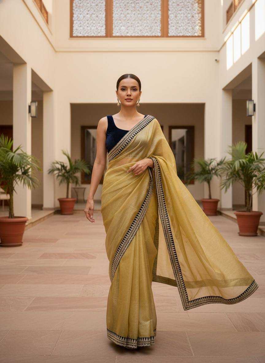 YNF Wholesale Twill Net Net Sarees KESH621 6034 | Surat Manufacturer