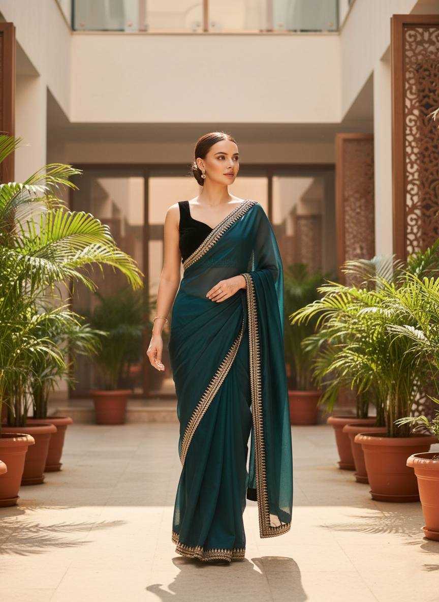 YNF Wholesale Twill Net Net Sarees KESH621 6034 | Surat Manufacturer