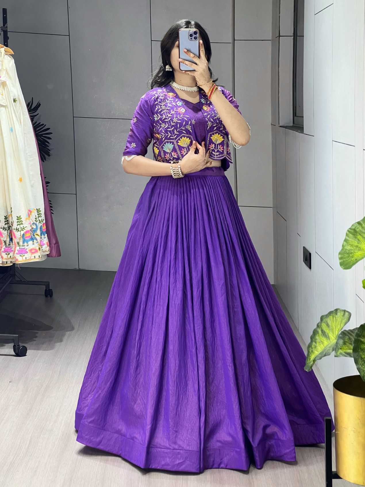 YNF Wholesale Vichitra Silk Wedding Lehenga KESH530 jacket-Lehenga | Surat Manufacturer