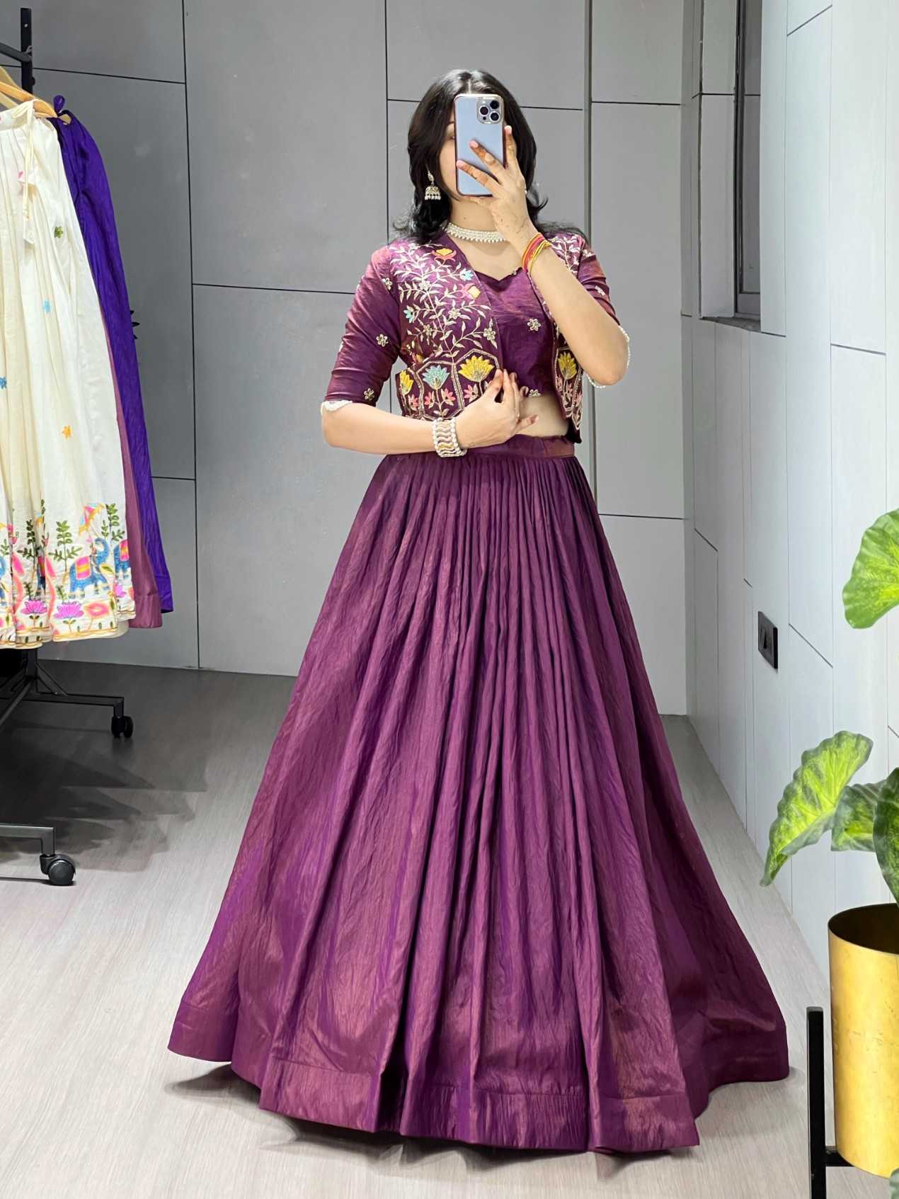 YNF Wholesale Vichitra Silk Wedding Lehenga KESH530 jacket-Lehenga | Surat Manufacturer