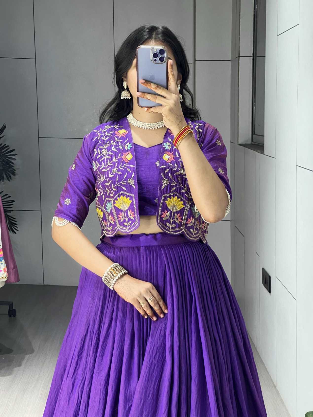 YNF Wholesale Vichitra Silk Wedding Lehenga KESH530 jacket-Lehenga | Surat Manufacturer