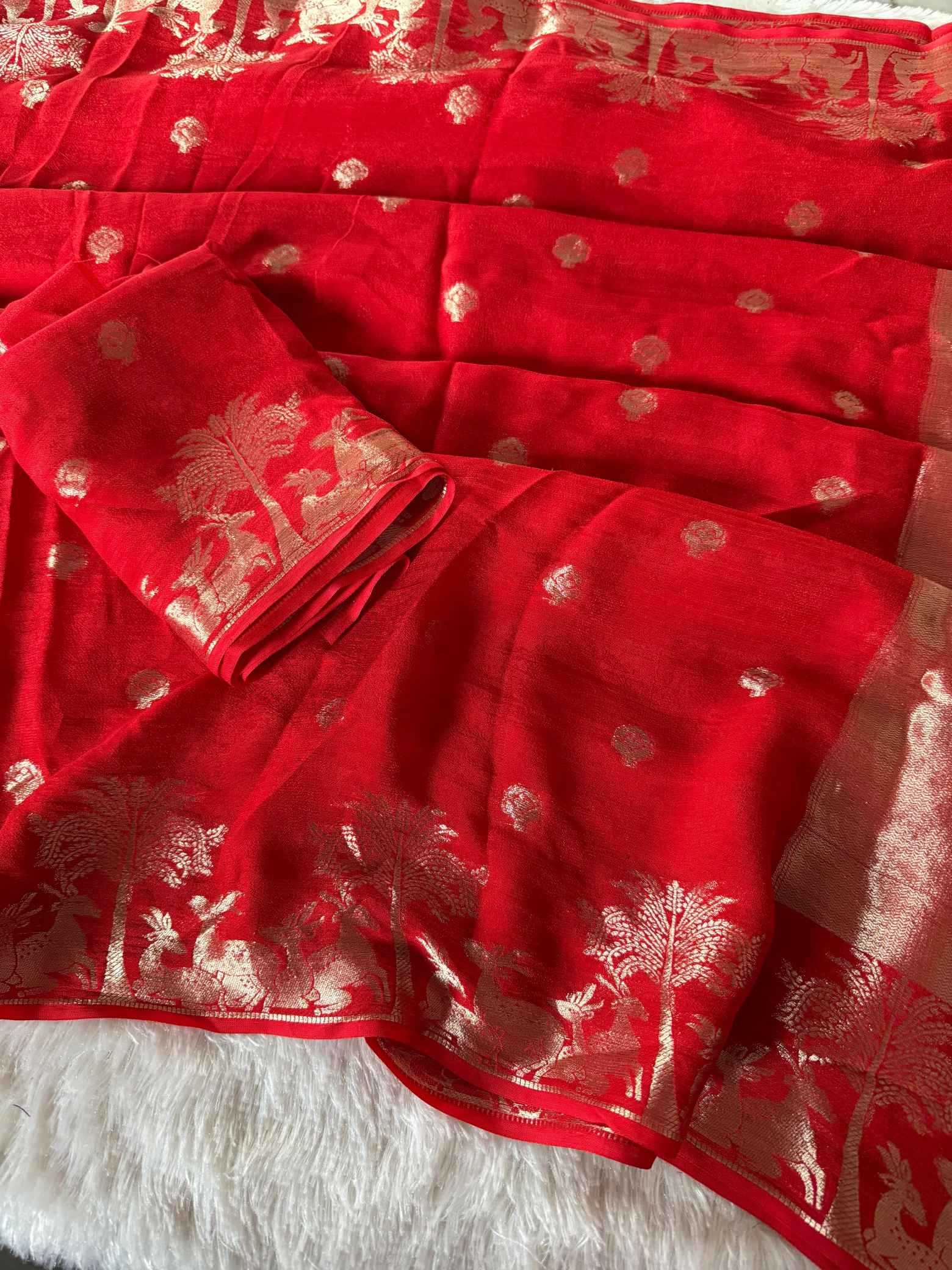 YNF Wholesale Viscose Designer Sarees KESH676 GAJERA | Surat Manufacturer