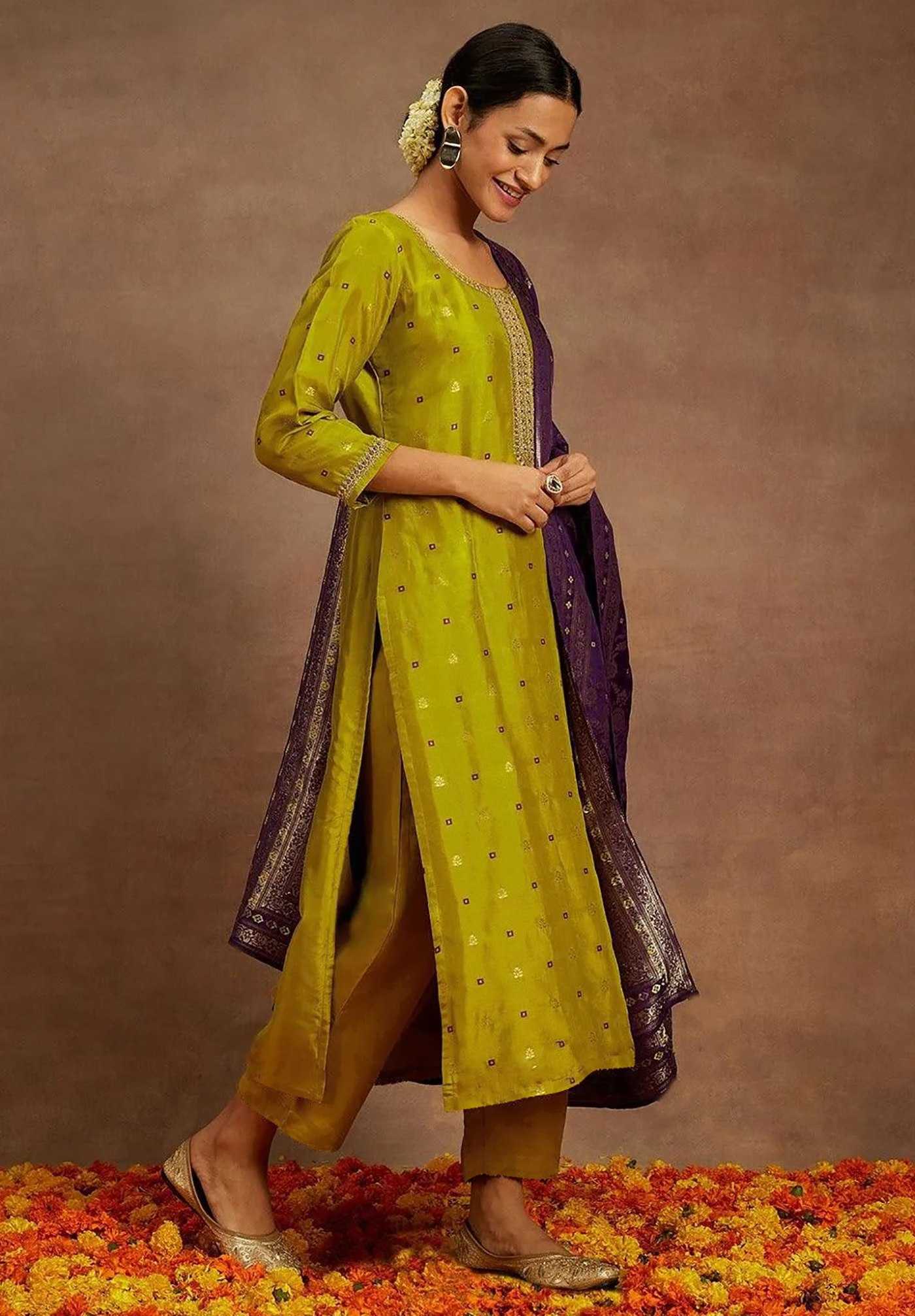 YNF Wholesale Art Silk Party wear suits KESH334 Swaroski | Surat Manufacturer