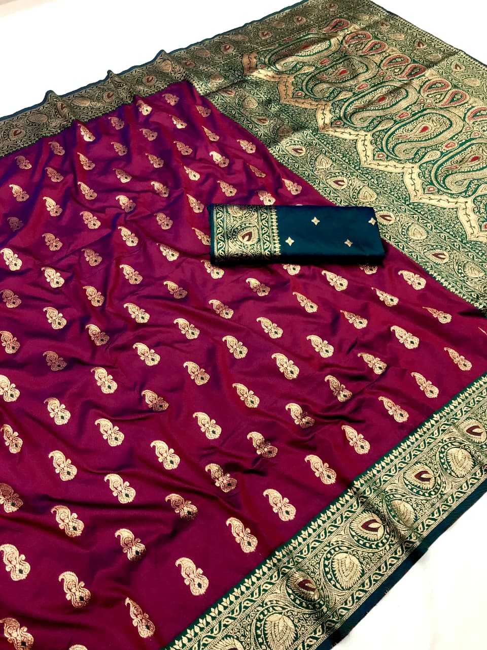 YNF Wholesale Banarasi Soft Silk Banarasi Silk Sarees KESH548 NEEL | Surat Manufacturer