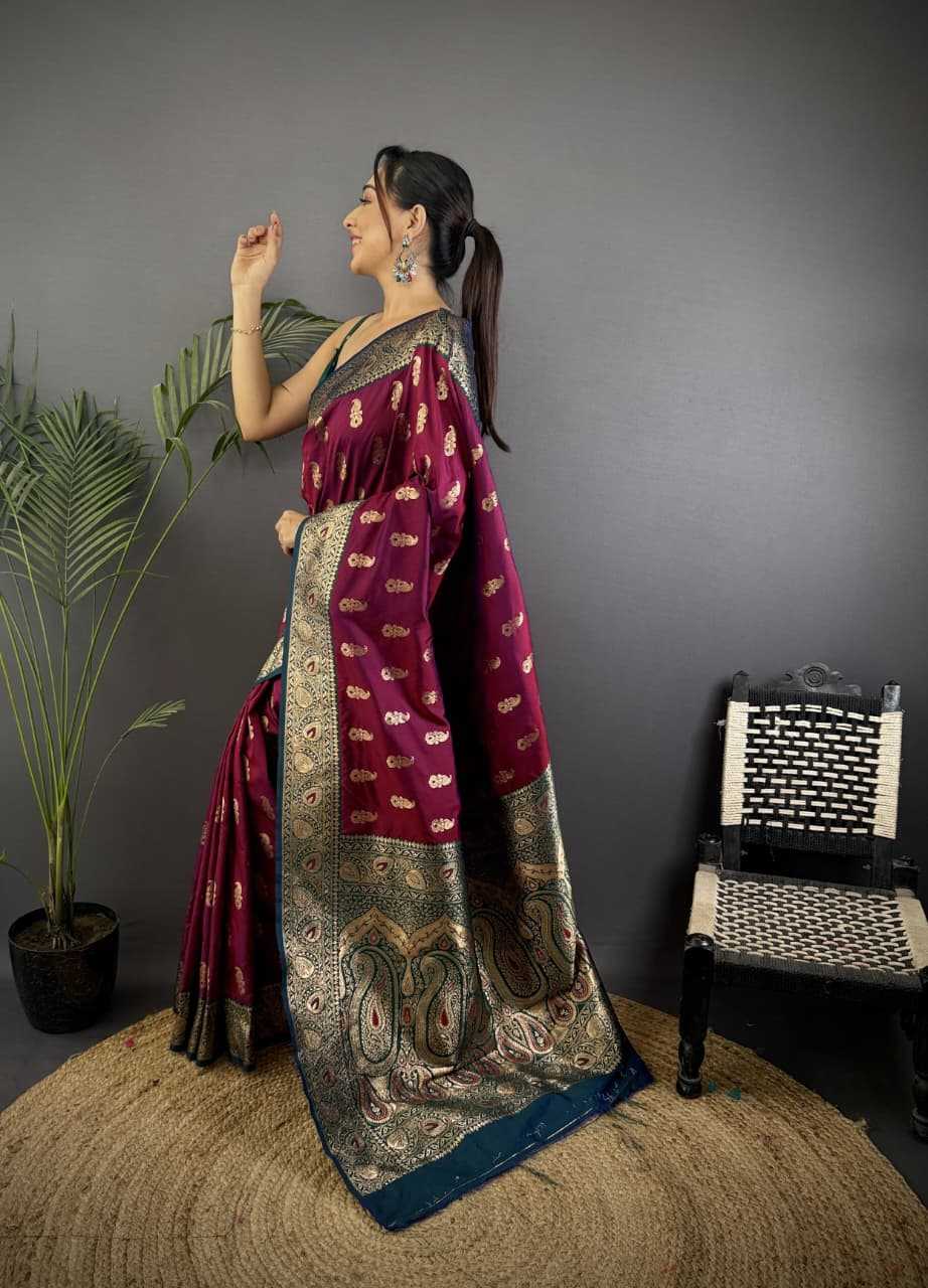 YNF Wholesale Banarasi Soft Silk Banarasi Silk Sarees KESH548 NEEL | Surat Manufacturer