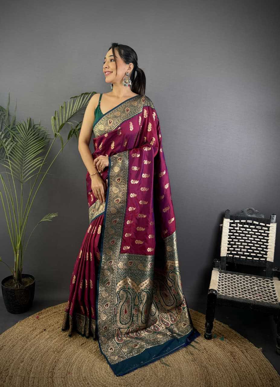 YNF Wholesale Banarasi Soft Silk Banarasi Silk Sarees KESH548 NEEL | Surat Manufacturer