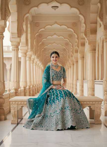 YNF Wholesale Butterfly Net Embroidered Lehenga KESH630 1093 | Surat Manufacturer